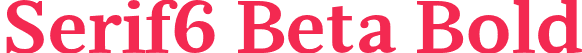 Serif6 Beta Bold